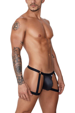 CandyMan Men's Underwear 99749 Garter Jockstrap Color Black thumbnail 4