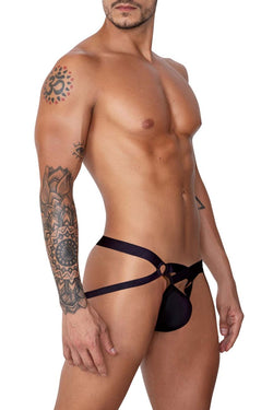 CandyMan Men's Underwear 99761 Jock G-String Color Black thumbnail 4