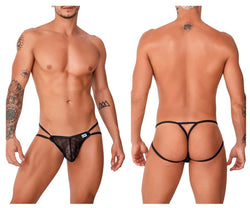 CandyMan Men's Underwear 99762 Jock G-String Color Black thumbnail 1