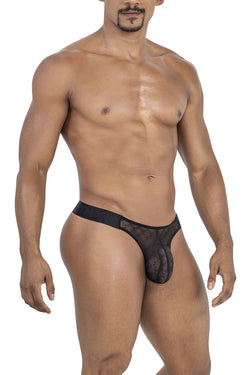 CandyMan Men's Underwear 99771 Mesh Thongs Color Black thumbnail 4