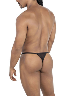 CandyMan Men's Underwear 99776 Mesh Thongs Color Black thumbnail 3