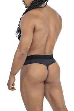 CandyMan Men's Underwear 99781 Protuder Thongs Color Black thumbnail 3