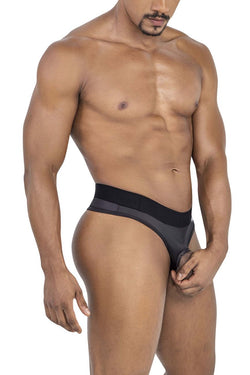 CandyMan Men's Underwear 99781 Protuder Thongs Color Black thumbnail 4