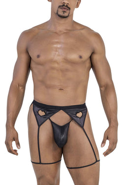 CandyMan Men's Underwear 99785 Garter Outfit Color Black thumbnail 2