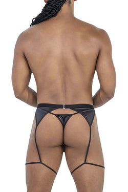 CandyMan Men's Underwear 99785 Garter Outfit Color Black thumbnail 3