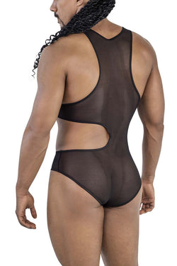 CandyMan Men's Underwear 99788 Mesh Bodysuit Color Black thumbnail 3