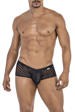 CandyMan Men's Underwear 99790 Mesh Trunks Color Black thumbnail 2