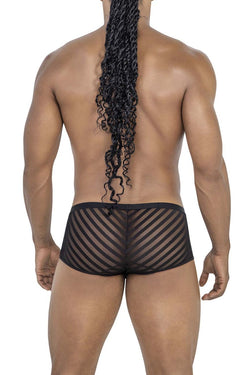 CandyMan Men's Underwear 99790 Mesh Trunks Color Black thumbnail 3
