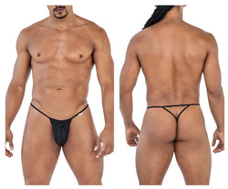 CandyMan Men's Underwear 99795 Mesh G-String Thongs Color Black thumbnail 1