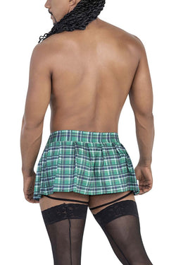 CandyMan Men's Underwear 99799 Garter Outfit Color Green thumbnail 3