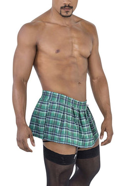 CandyMan Men's Underwear 99799 Garter Outfit Color Green thumbnail 4