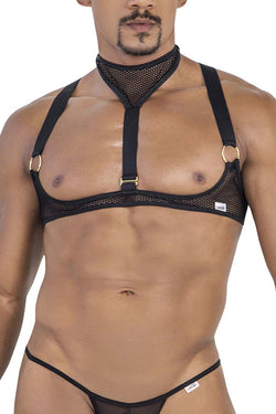 CandyMan Men's Underwear 99809 Mesh Harness Color Black thumbnail 2