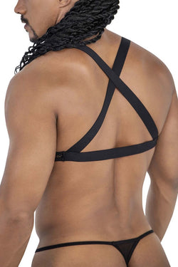 CandyMan Men's Underwear 99809 Mesh Harness Color Black thumbnail 3