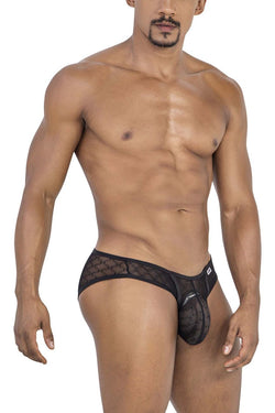 CandyMan Men's Underwear 99812 Sheer Lace Mesh Men's Briefs Black thumbnail 4