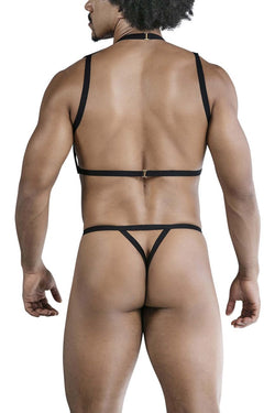 CandyMan Men's Underwear 99818 Two Piece Outfit Color Black thumbnail 3