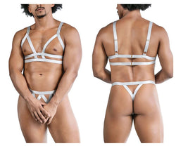 CandyMan Men's Underwear 99822 Two Piece Outfit Color Gray thumbnail 1