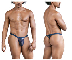 CandyMan Men's Underwear 99823 Lace Thongs Color Blue thumbnail 1