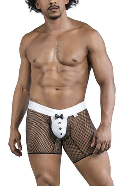 CandyMan Men's Underwear 99834 Tuxedo Trunks Color Black thumbnail 2