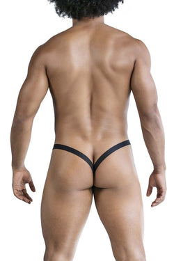 CandyMan Men's Underwear 99841 Mesh Thongs Color Black thumbnail 3