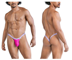 CandyMan Men's Underwear 99841 Mesh Thongs Color Hot Pink thumbnail 1