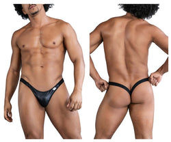 CandyMan Men's Underwear 99848 Bikini Thongs Color Black thumbnail 1