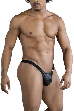 CandyMan Men's Underwear 99848 Bikini Thongs Color Black thumbnail 4