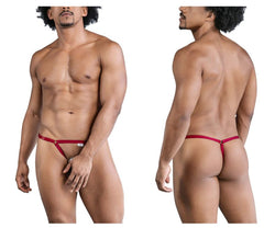 CandyMan Men's Underwear 99852 Nudist Thongs Color Red thumbnail 1