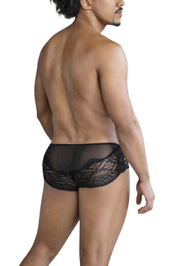 CandyMan Men's Underwear 99863 Lace Briefs Color Black thumbnail 3