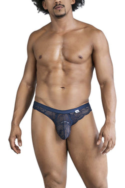 CandyMan Men's Underwear 99868 Lace Briefs Color Navy thumbnail 2