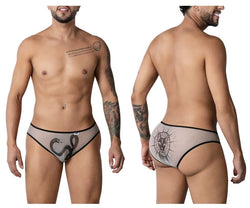 CandyMan Men's Underwear 99871 Egyptian Briefs Color Nude-Black thumbnail 1