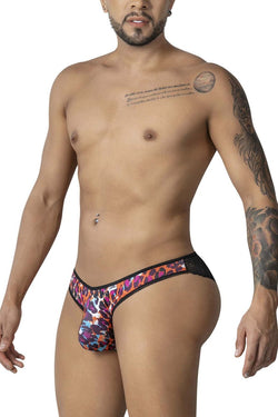 CandyMan Men's Underwear 99876 Leopard Briefs Color Animal Print thumbnail 4