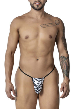 CandyMan Men's Underwear 99877 Zebra Thongs Color Zebra Print thumbnail 2