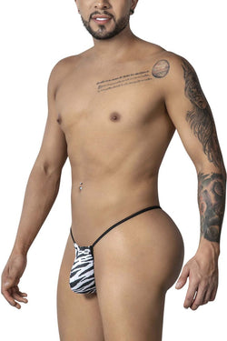 CandyMan Men's Underwear 99877 Zebra Thongs Color Zebra Print thumbnail 4