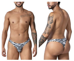 CandyMan Men's Underwear 99882 Zebra Thongs Color Zebra Print thumbnail 1