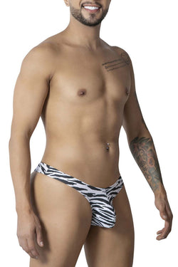 CandyMan Men's Underwear 99882 Zebra Thongs Color Zebra Print thumbnail 4