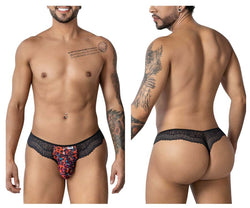 CandyMan Men's Underwear 99887 Leopard Thongs Color Animal Print thumbnail 1