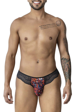 CandyMan Men's Underwear 99887 Leopard Thongs Color Animal Print thumbnail 2