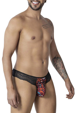 CandyMan Men's Underwear 99887 Leopard Thongs Color Animal Print thumbnail 4