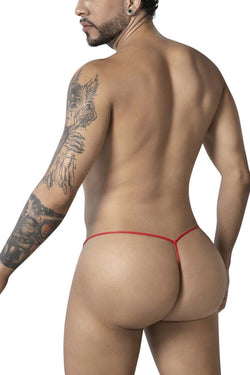 CandyMan Men's Underwear 99892 Heart Thongs Color Red thumbnail 3