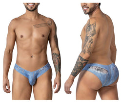 CandyMan Men's Underwear 99897 Cowboy Briefs Color Denim Blue thumbnail 1
