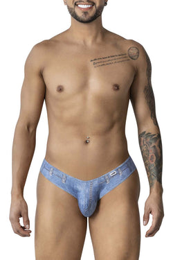 CandyMan Men's Underwear 99897 Cowboy Briefs Color Denim Blue thumbnail 2