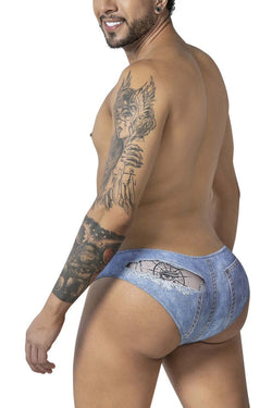 CandyMan Men's Underwear 99897 Cowboy Briefs Color Denim Blue thumbnail 3