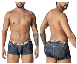 CandyMan Men's Underwear 99904 Cowboy Trunks Color Denim Black thumbnail 1