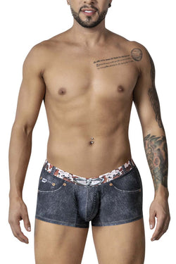 CandyMan Men's Underwear 99904 Cowboy Trunks Color Denim Black thumbnail 2