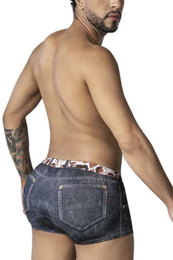 CandyMan Men's Underwear 99904 Cowboy Trunks Color Denim Black thumbnail 3