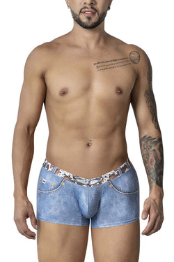 CandyMan Men's Underwear 99904 Cowboy Trunks Color Denim Blue thumbnail 2