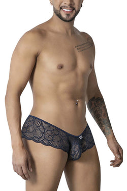 CandyMan 99907 Men's Underwear Lace Trunks Color Navy thumbnail 4
