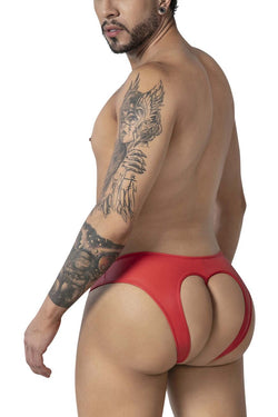 CandyMan 99908 Men's Underwear Heart Briefs Color Red thumbnail 3