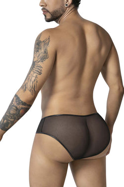 CandyMan Men's Underwear 99919 Tuxedo Briefs Color Black-White thumbnail 3