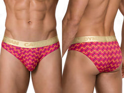 CandyMan 99926 Men's Underwear Printed Briefs Color Printed Pink thumbnail 1